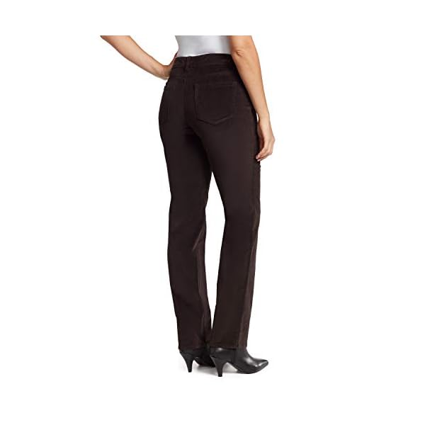 Bandolino-Womens-Mandie-Signature-Fit-5-Pocket-High-Rise-Straight-Jean Bandolino Women's Mandie Signature Fit 5 Pocket High Rise Straight Jean, HOT Espresso, 6 Regular