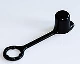 10- Black Caps Drinking Straw CAPS for 3/8' Diameter Straws