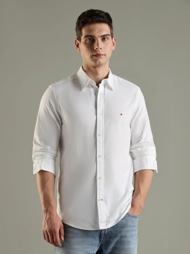 Image of Tommy Hilfiger Men's Cotton Slim Fit Shirts