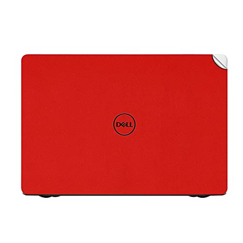 Image of GADGETS WRAP Premium Vinyl Laptop Decal Top Only Compatible with Dell Inspiron 5000 Series 13 inch - Red Matte