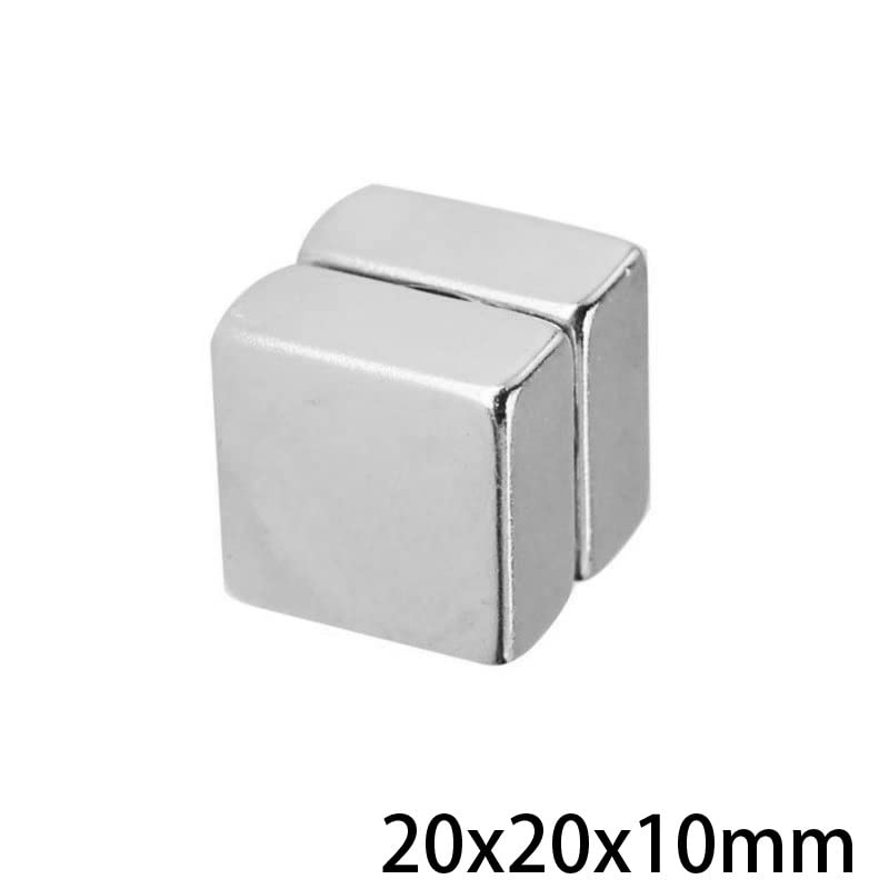 1/2/5/10pcs 20x20x10 mm Search Quadrate 20mm*20mm Stong 20x20x10mm Neodymium Magnetic 20 * 20 * 10 Magnet(5PCS)
