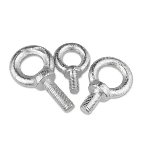 Boulon de levage M16 acier au carbone galvanisé haute résistance 10pcs - 4