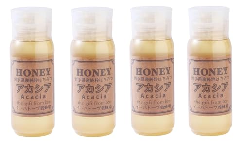 イーハトーブの恵み 岩手県産純粋はちみつ アカシア 200g×4本 国産蜂蜜 甘味料