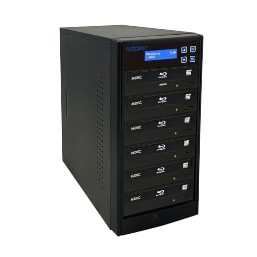 PlexCopier 1 to 5 Blu-ray BD BDXL M-Disc CD DVD Duplicator Copier Tower with Free Copy Protection