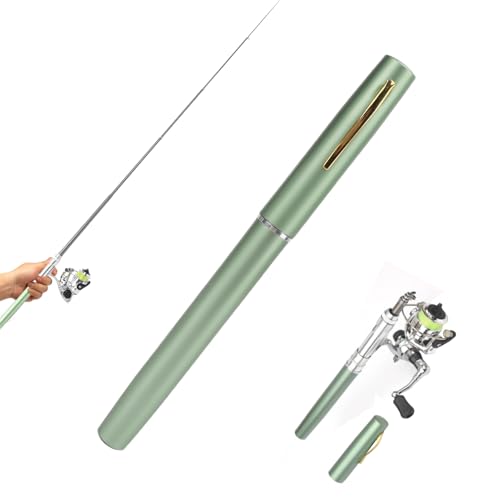 MOLTE OPZIONI: la canna da pesca tascabile retrattile con mulinello offre attualmente sette stili di canne da pesca tra cui scegliere: nero, argento, oro, rosso, blu, verde e viola. Utilizza la tua canna da pesca colorata preferita nelle tue attività di pesca per un'esperienza migliore.