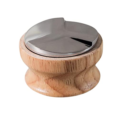 huiba kaffebryggare | kaffefördelare och tamper | 58 mm 51 mm kaffefördelare och tamper, kaffenivellator med två huvuden, lämplig för portagare, professionell espresso-handtamper