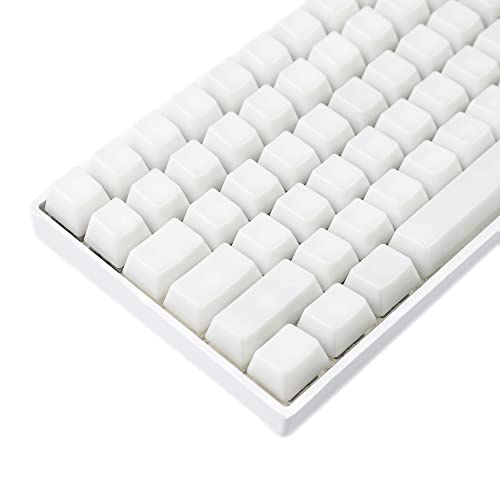 YMDK 120 Keys ABS Fog OEM Profile Keycaps for MX Mechanical Keyboards - Milk Shine Through, ISO ANSI, Compatible with 61-108 Keys Layout YMDK 120 Keys ABS Fog OEM Profile Keycaps for MX Mechanical Keyboards - Milk Shine Through, ISO ANSI, Compatible with 61-108 Keys Layout