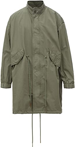 Drykorn Herren leichter Oversized Parka in Oliv XL