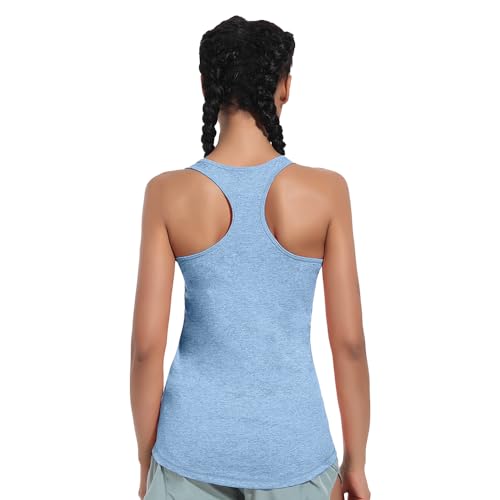 Cighay Regata feminina com costas nadadoras, para exercícios, cor...