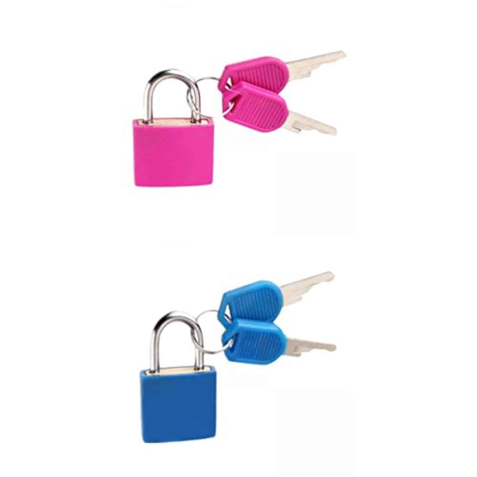 2pcs Mini Lock Anti Theft Lock Poly Case for Diary Jewelry Box