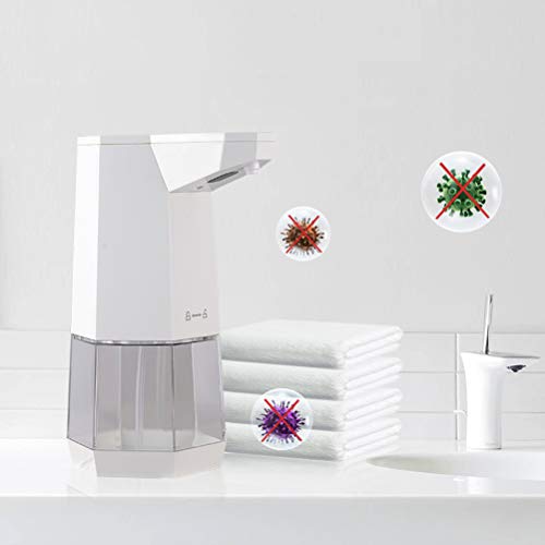 Dispensador automático de detergente Cabilock de 360 ml, dosador de sabão por indução, sensor de est