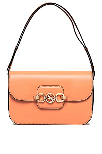 GUESS Hensely Convertible Shoulder Bag Coral