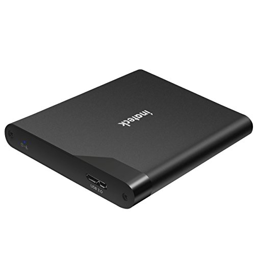 Inateck Aluminum USB 3.0 External Hard Drive Enclosure for 2.5 inch 7.5 mm