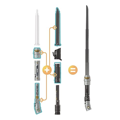 Star Wars Hasbro Electronic Sword with Light and Sound Effects, Mod sdos, 6.3 x 54 x 8.5 cm, Various Models (F7426)