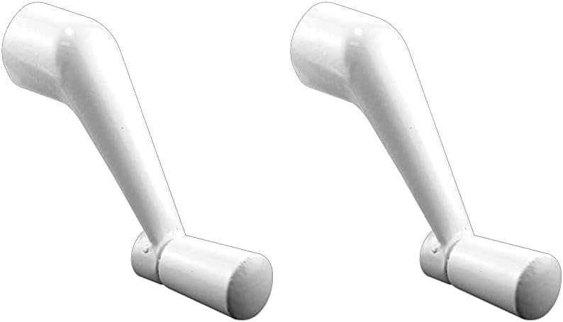 PRIME-LINE H 3713 - Mango de manivela para operador abatible, color blanco (2 unidades)