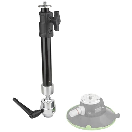 Image of Kupo Super Riser Extension with Adjustable Height Column, Ball Head and 3 /8 inch-16 Threading for Camera Positioning and Car Mount Photography (KG401211)