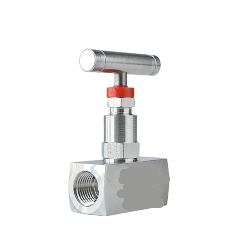 Vanne à aiguille en acier inoxydable haute température 1/2 NPT robustesse pro