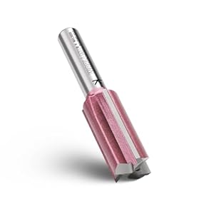 WOBLLMX 3 Klingen Nutfräser 8mm Schaft, 17mm Arbeitslänge 30mm Professional Hartmetall Bestückt Nutfräser Standard für Holz Dichteplatte Zubehör Handfräse