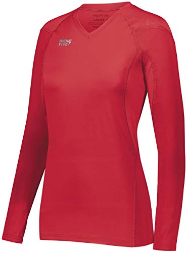 High Five Womens TruHit Long Sleeve Jersey XL Scarlet