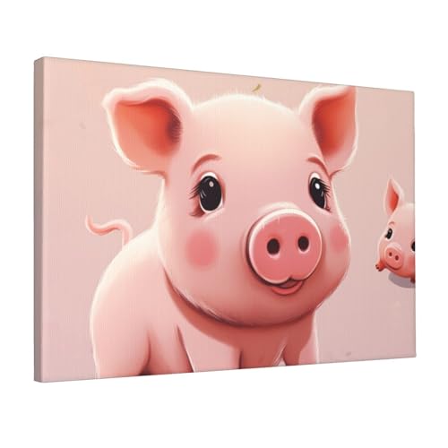 Impression HD Souriants LPSRTWE toile tendue premium 30x45cm