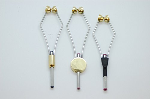 Olax 3x Porte bobine, Titane, Tête de Disque, Céramique, Poignée Molle Montage Mouche Cover