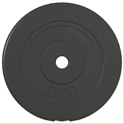 Tidyard Gewichtsschijven, gewichtsplaten, 2 x 2,5 kg + 2 x 5 kg + 2 x 7,5 kg, van gietijzer, 30 kg, reservegewicht voor fitnessstudio, gewichtsschijven 30 kg, halterschijven - Afbeelding 6