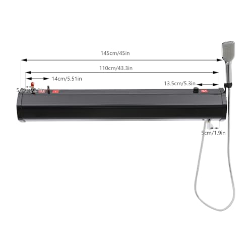 YIYIBYUS Roof Rack Water Tank, tanque portátil para ducha de carretera con capacidad de 30L, 1.6 bar, kit de ducha para acampar con bolsa de almacenamiento y manguera de 5.58 pies miniatura 6