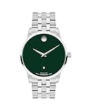 Movado Museum Men's Watch - Swiss Automatic, Self-Winding, Stainless Steel Bracelet - Classic, Luxury Fashion Timepiece for Him - 40mm