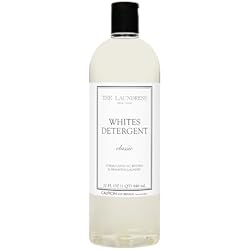 The Laundress Whites Detergent, Concentrated Laundry Detergent Liquid, Whiten & Brighten Clothes, Tough on Stains, Classic Scent, 32 oz.