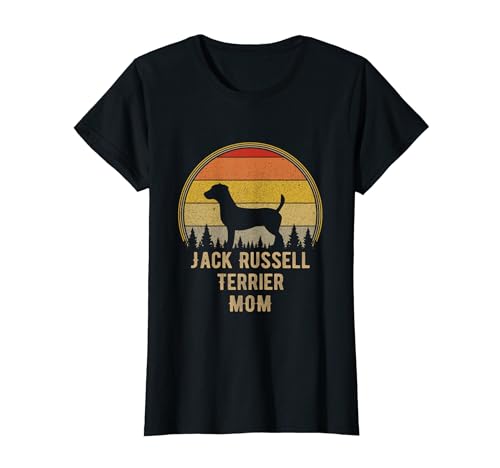 Jack Russell Terrier Mamá Vintage Terrier Amante del Perro Camiseta