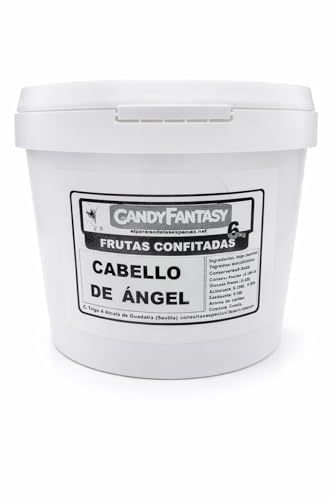 Cabello de Ángel 60° Brix – Relleno de Cidra para Repostería, Empanadillas, Hojaldres y Tartas – Formato Profesional 6 Kg - EL Paraíso de las Especias
