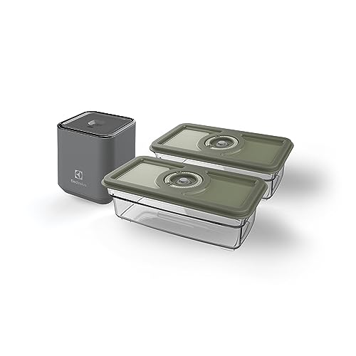 Seladora a Vácuo Portátil Electrolux com 2 Potes Herméticos