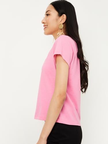 Image of Max Plus Size Women Solid T-Shirt