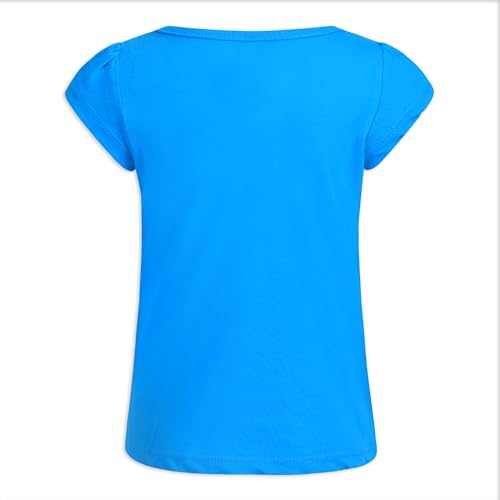 Dreamworks Trolls Poppy, Branch, Satin and Chenille Girls 3 Pack T-Shirt for Toddler and Big Kids3