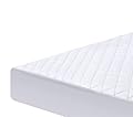 IMFAA Coprimaterasso trapuntato di protezione, extra profondo, non rumoroso, antibatterico, 50% cotone 50% poliestere Poliestere 100% poliestere Cotone, Super King-40Cm Deep