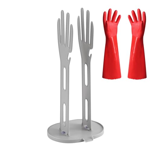 キッチンスポンジホルダー - 吸盤乾燥ラック、カウンタートップミトン、グローブオーガナイザー |おしりふき、タオル、ブラシ用の取り外し可能なスタンド