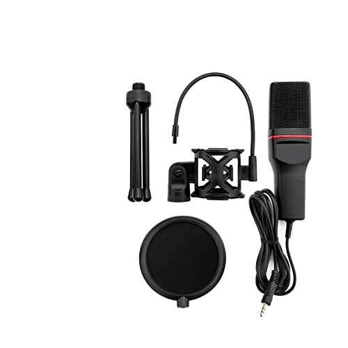 Microphone de studio 3.5mm avec trépied : la solution pour un son net sur PC