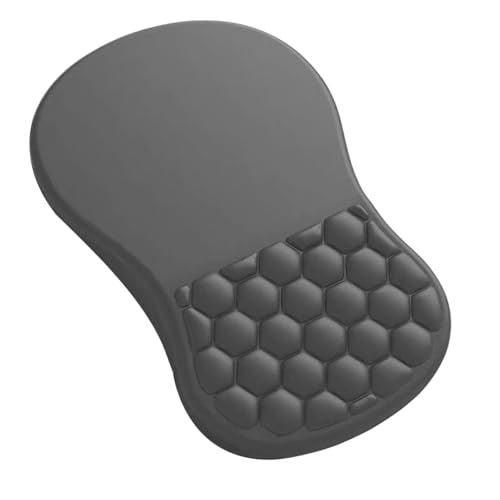 Tapis de souris ergonomique en mousse à mémoire de forme et base PU durable