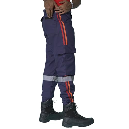 Calça Tática Samu Com Refletivo - Rip Stop Reforçado (GG)