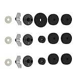 Toddmomy 18Pcs Drum Accessories Including Cymbal Felts Washers Sleeves for Boom Stands Durable Percussion Parts for Drum Maintenance and Replacement