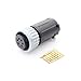 Conxall 3280-6Sg-515Cc4 Maxi-Con-X Grey Coupling Straight Cable Plug 6 Socket - Crimp Contacts
