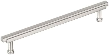 Signature Hardware 954049-12 Gilderoy 12 Inch Center to Center Appliance Pull - Polished Nickel