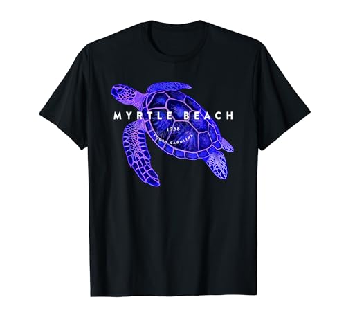 Myrtle Beach SC Carolina del Sur Familia Vacaciones Tortuga Marina Camiseta