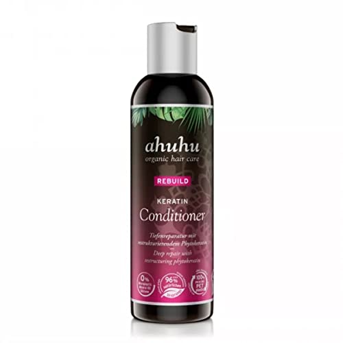ahuhu Rebuild, balsamo alla cheratina (200 ml), balsamo per capelli per una cura intensa, riparazione profonda con cheratina e oli nutrienti, migliora la morbidezza e protegge i capelli danneggiati ahuhu Rebuild, balsamo alla cheratina (200 ml), balsamo per capelli per una cura intensa, riparazione profonda con cheratina e oli nutrienti, migliora la morbidezza e protegge i capelli danneggiati