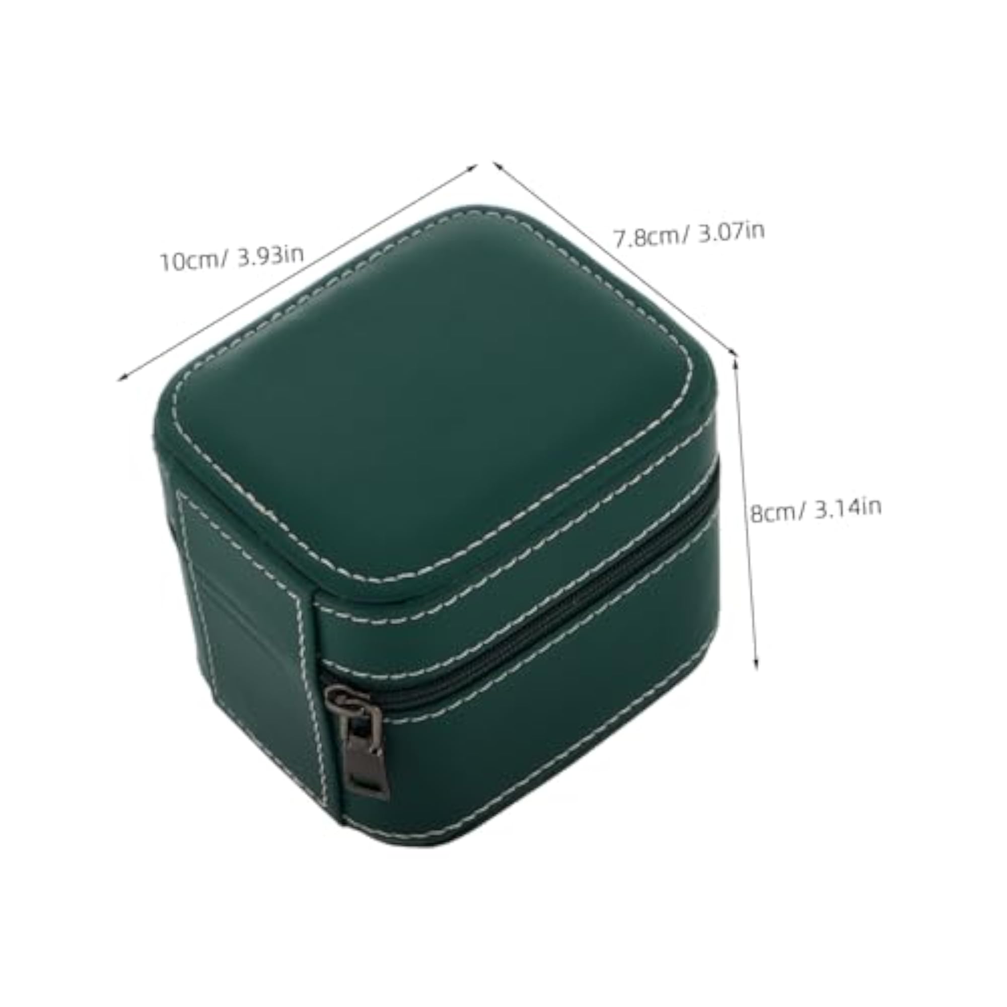 Compact Zipper Luxury Watch Box Portable Organizer