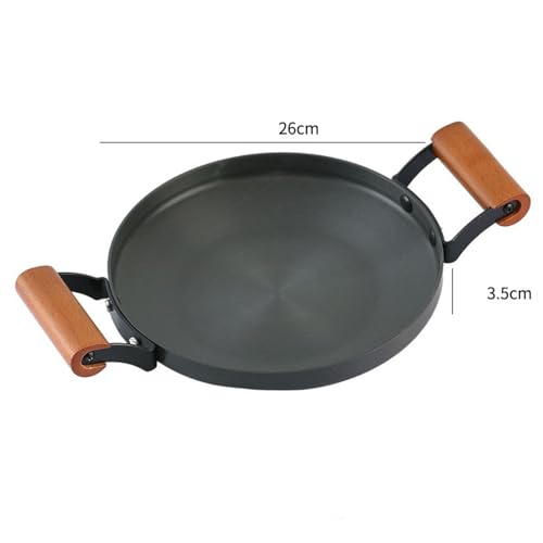 Fictory Aluminum Alloy Braiser Pan, Multifunction Induction Fry Pan, Dual Handles for Safe Grip, Even Heat Distribution, 24cm Cookware for Home and Commercial Kitchens - Image 2