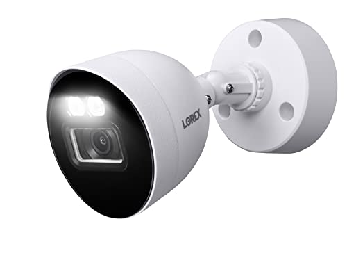 Lorex C884Da Indoor/Outdoor 4K Ultra Hd Smart Deterrence Cvi Wired Bullet Security Camera, Color Night Vision, Dual Warning Led Lights, Siren, Camera Only (M. Refurbished) #TOP3