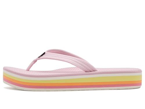 Image of Hari Mari- Dunes Sunset- Women's Retro Inspired Platform Boat-Safe Flip Flops- No Break Ins, Firm Arch Support, Antimicrobial, and Floats in Water