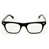 Dapper Geek-Chic Designer Fashion Reading Glasses for Youthful Men who Read in Style. Black 1.25