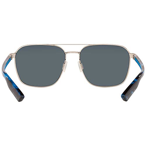 Image of Costa Del Mar Mens Wader Rectangular Sunglasses